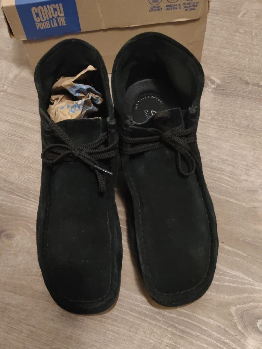 Black Suede Casual Chukka Boots - Men